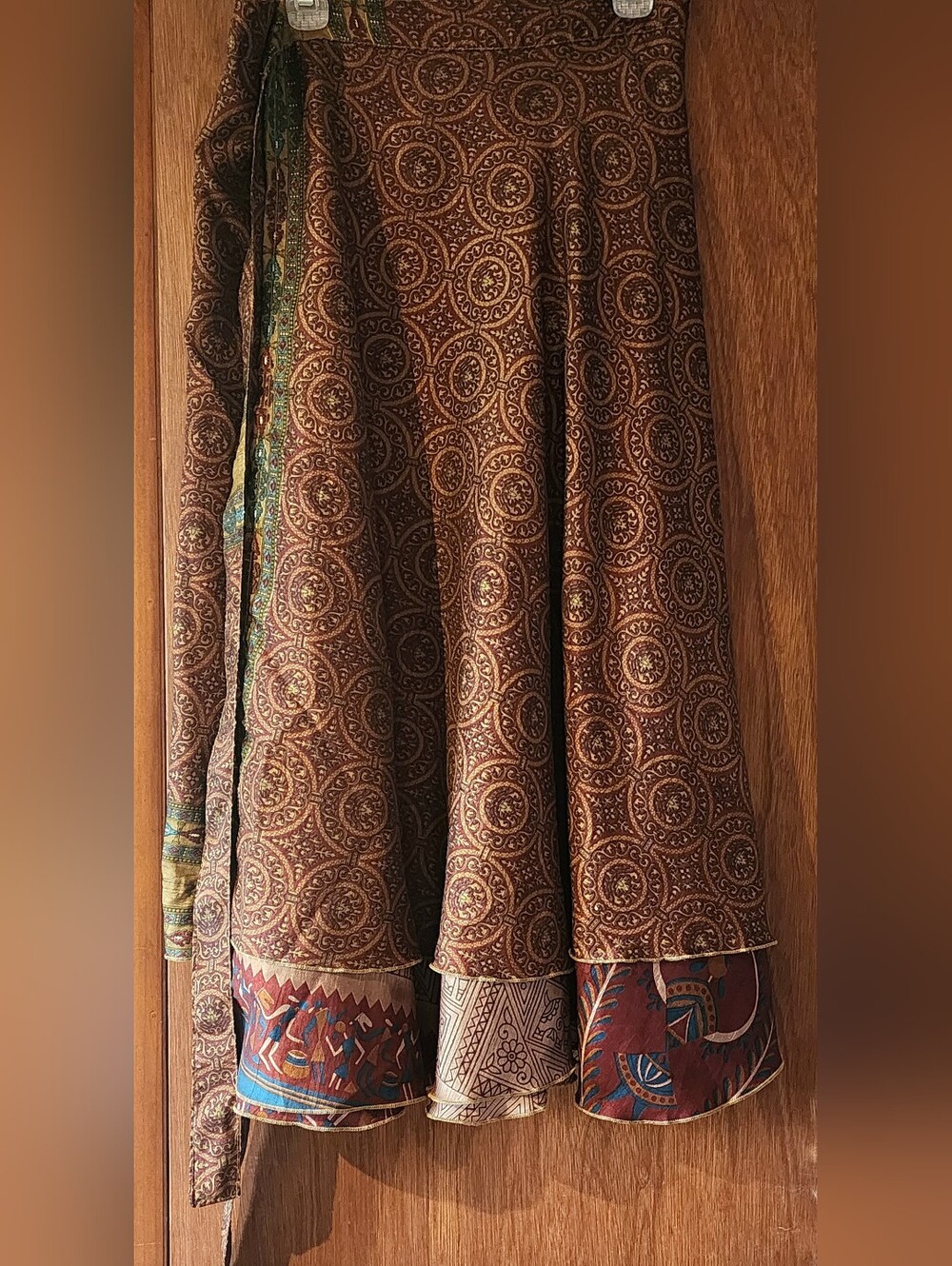 Reversible Wrap Skirt XL
